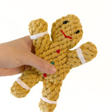 Christmas Gingerman Rope Toy