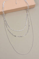 Layered Chain Necklace // Gold or Silver
