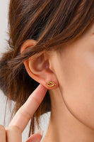 Knot Stud Earrings // Gold or Silver