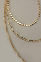 Layered Chain Necklace // Gold or Silver
