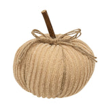 Cream Chenille Pumpkin