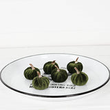 Mini Velvet Pumpkin, Green