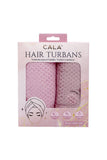 Microfiber Hair Turbans - Set of 2