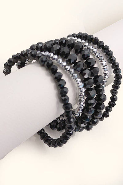 Bracelet Set // Black or Ivory