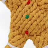 Christmas Gingerman Rope Toy