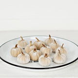 Mini Velvet Pumpkin, Cream