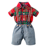 4 Piece Holiday Outfit; 0/3M - 18/24M