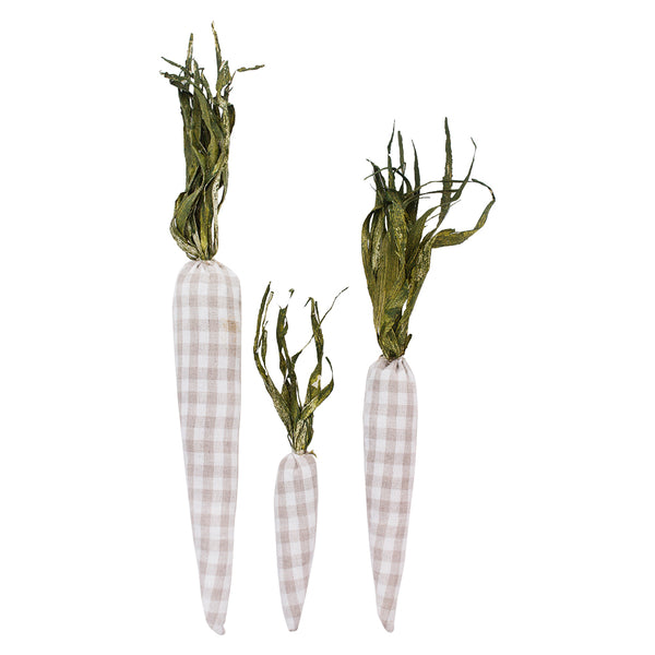 Plaid Carrot // Multiple Sizes