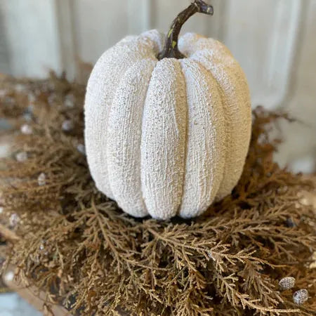 White Textured Pumpkin