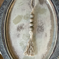 Wood Bead Ornament; Multiple Colors