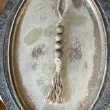 Wood Bead Ornament; Multiple Colors