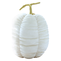 Plush Pumpkins, Ivory - Multiple Sizes