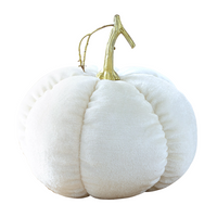 Plush Pumpkins, Ivory - Multiple Sizes
