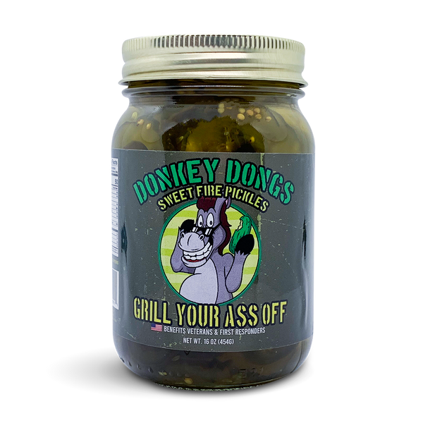 Donkey Dongs Sweet Fire Pickles