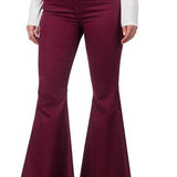 Denver Flare Pants // Burgandy // 2XL & 3XL