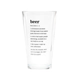 Beer Pint Glass