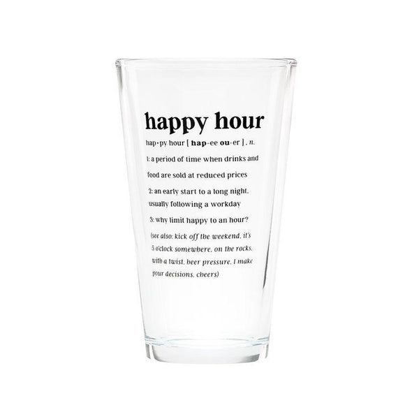 Happy Hour Pint Glass