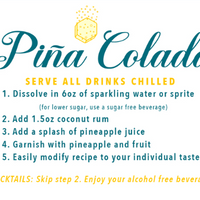 Cocktail Bombs; Pina Colada