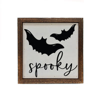 Spooky Bats Sign