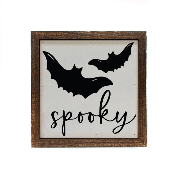 Spooky Bats Sign